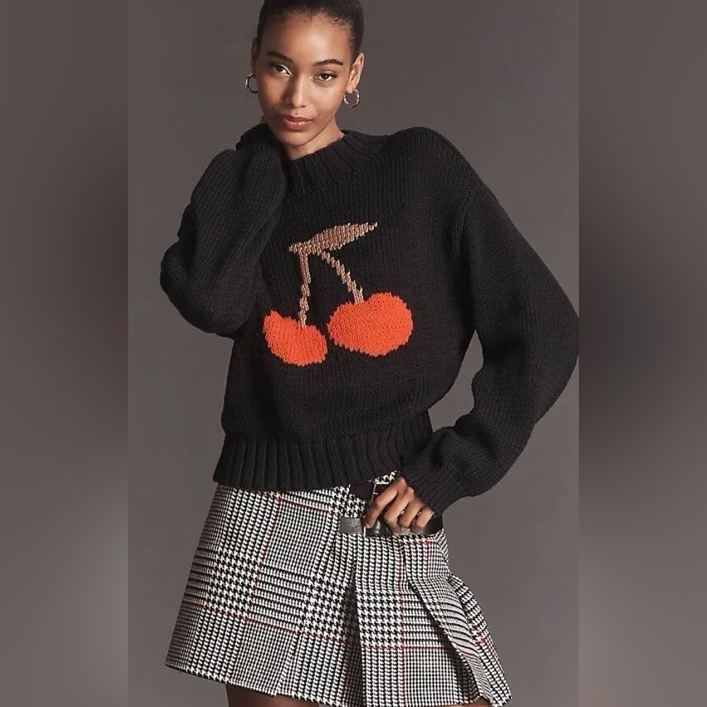Anthropologie Pippa Mock-Neck Pullover Icon Edition Size XL NWOT